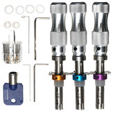 Cylinder Locksmith Narzędzie do naprawy 3Pcs 7Pin Tubular Pick Tool Car & Vehicle Accessories