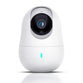 [EU Вилка] Xiaovv V380 Q11 2K 5MP Умная IP-камера H.265 360° Панорамный вид Интеллектуальное отслеживание Улучшение ночного видения Обнаружение антропоидов AI Пуш-уведомление IP-камера Baby Monitor от