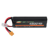 Batterie LiPo XF POWER 11,1V 4500mAh 75C 3S avec prise XT60 pour voiture RC