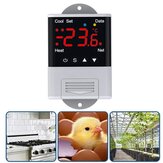 DTC-1201 AC 110-230V WiFi LCD Display Digital Thermostat NTC Sensor Temperature Controller for Heating Cooling