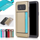 Multi-colors TPU+PC Hybrid Card Slots Shockproof Armor Cover Case For Samsung Galaxy S8 Plus