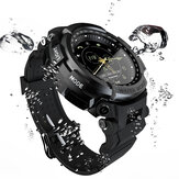 LOKMAT MK28 1.14'' Ekran kolorowy IPS Szkło wodoodporne IP68 Inteligentny zegarek z funkcją aparatu zdalnego, stoperem, zarządzaniem celami, opaską fitness i sportową