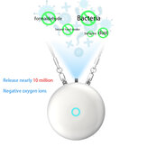 Bakeey Wearable Air Purifier Necklace Mini Portable USB Air Cleaner Negative Eliminate Haze Bacteria Low Noise Air Freshener