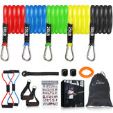15 Adet Direnç Bandı Seti 8 Direnç Rope El Kavrama Güçlendirici Şekil Elastik Rope Kas Yapıcı Fitnes Gym Ana Sayfa