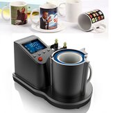 Machine à vide de sublimation pneumatique ST110 Machine de presse à chaud automatique Tasse de café magique Magic Cup Mug Impression par transfert thermique
