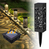 Solar LED Path Torch Flame Lamp Landscape Lawn Light Outdoor Garden Decor