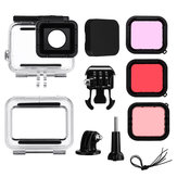 12 in 1 40M Waterproof Protective Housing Case Lens Filter Mount for GoPro Hero 7 6 5 Action Camera