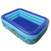 Piscina gonfiabile quadrata per bambini da 130/150/180/210 cm Vasca da bagno gonfiabile Isolamento spesso Piscina per famiglie all'aperto Giocattoli per piscina