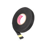 Ruban adhésif en tissu 15mm x 15m, Rouleau de laine noire pour faisceaux de câbles électriques et fils, Outils