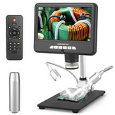Andonstar AD207S HDMI Dijital Mikroskop Uzun Nesne Mesafeli Mikroskop Telefon PCB Onarımı için Lehimleme Aracı Uzatma Tüpü ile