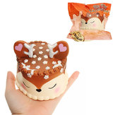 Eric Chocolate Deer Fawn Bolo Squishy 10 CM Lento Rising Soft Coleção Presente Decoração Brinquedo Embalagem Original