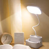 Многофункциональная настольная лампа с светодиодами Дружественная глазам лампа для чтения и учёбы в общежитии с подставкой для карандашей