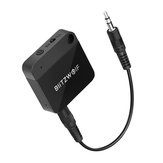 BlitzWolf® BW-BR2 bluetooth V4.1 aptX Music Receiver Transmitter 3.5mm AUX Audio 2 in 1 Adapter