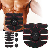 6 Modlu Karın Kası Stimülatörü Seti ABS EMS Trainer Vücut Fitness USB Şarj Edilebilir Vücut Şekillendirme Ekipmanı