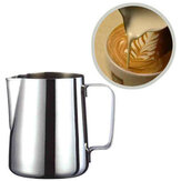 Kaffeekanne Cappuccino Milch Tee Milchaufschäumkännchen Edelstahl Garland Tasse mit Milch Lattekanne Craft Milchschaumkanne Latte Espresso Art Milchkaffee-Mug Schaumbecher