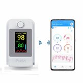 BOXYM Bluetooth Fingertip Pulse Oximeter Oximetry Blood Oxygen Saturation Monitor OLED Pulsoksymetr SPO2 PR Heart Rate Monitor