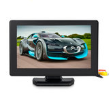 4.3 `` couleur TFT LCD 2 canaux entrée vidéo moniteur de vue arrière véhicule Auto voiture vue arrière pour DVD VCD