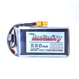 AHTECH Infinity 550mAh 85C 11.1V 3S1P Lipo Batterij met XT30 Plug voor RC Drone FPV Racing 53g