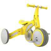 700Kids TF1 دراجة أطفال ثلاثية العجلات قابلة للتشوه للأطفال 2 في 1 ركوب وزلق مزدوج الوضع للأطفال الصغار من سن 18 إلى 36 شهرًا من عمر 1.5 إلى 3 سنوات