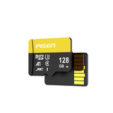 Pisen Class 10 High Speed TF 16GB 32GB 64GB 128GB Micro SD Card Flash Card Smart Card memóriakártya laptophoz, kamerához, telefonhoz, drónhoz