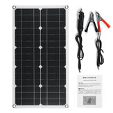 100W 18V Hochleistungs-Solarmodul USB DC Monokristallines Solarmodul Ladegerät für Auto, Wohnmobil, Bootsbatterie-Ladegerät Wasserdicht