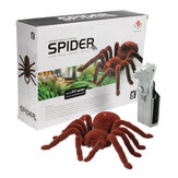Śliczne światło słoneczne 11 "2CH Realistyczne RC Spider Pilot zdalnego sterowania Scary Toy Prank Gift Model Halloween Prop