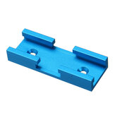 Écrou connecteur de glissière en alliage d'aluminium de 80 mm pour rail en T d'onglet, outil de menuiserie DIY, couleur bleue