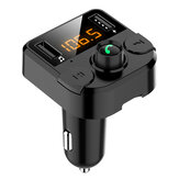 Transmisor FM para coche BT36B con Bluetooth 5.0, reproductor MP3 inalámbrico, cargador USB doble y manos libres