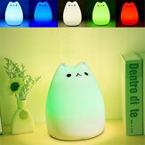 Перезаряжаемый силиконовый светильник с подсветкой, реагирующий на касание, изменяющий цвет для дома
