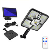 IPRee® Солнечная Настенный светильник с Дистанционное Управление LED Motion Датчик Ночной свет Индукционный светильник для человека Водонепрон