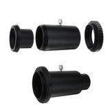Lente de tubo de extensão de telescópio com anel adaptador T2 de 1,25 polegadas para lente de câmeras DSLR Nikon