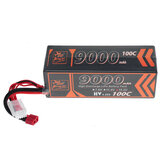 Batteria LiPo ZOP Power 15,2V 9000mAh 100C 4S con connettore Deans T per l'auto RC ZD Racing Pirates 3