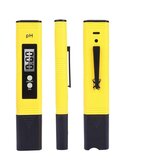Medidor de pH digital LCD 0 ~14.0 pH, caneta testadora de calibração automática de medidores de pH para monitorar água em hidroponia, kit de teste para aquário