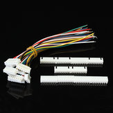 10 set di cavi di collegamento per circuiti stampati con filo terminale XH2.54 da 15 cm, 24AWG 1007 con presa a 8 pin