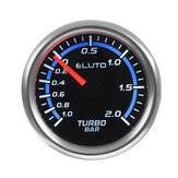 ELUTO F20976 2'' 52mm Araba Turbo Boost Basınç Göstergesi -1~2 Bar LED 12V Fırçasız Motor