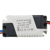 Adaptador de fuente de alimentación de transformador de controlador de lámpara de luz LED de 300 mA de 8-12 W de DC24-40V a AC85-265V