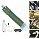 Tragbarer Wasserfilter-Strohhalm Tragbares 2-stufiges Wasserfiltersystem Wasserreiniger Überlebensausrüstung für Camping, Wandern und Klettern