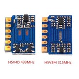 Modulo ricevitore di controllo remoto senza fili H5V3M/H5V4D 5V 315MHz 433MHz Supereterodino RF Board