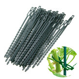 50 verstellbare Kunststoff-Kabelbinder, wiederverwendbare Kabelbinder für Pflanzen, Garten- und Baumkletterstütze