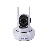 ESCAM G02 Dwuantenowa Kamera IP WiFi z funkcją obracania/uchylania 720P z IR, Obsługa ONVIF, Max do 128GB na monitorowanie wideo