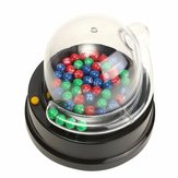 Nombre chanceux électrique machines choisir un mini loterie jeux de bingo secouer balle chanceux