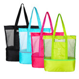 Double Layer Insulation Bag Picnic Lunch Box Tote Thermal Storage Beach Pouch Lunch Bag
