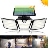 265 LED-solbevegelsessensorlys utendørs hage veggen sikkerhetsflom lampe