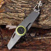 Multifonctionnel Portable Mini Pliant En Plein Air Camping Outils Survie En Acier Porte-clés Gris