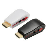 1080P HD Multimedia Interface Male to VGA Female Video Converter Adapter με USB Power Audio Cable