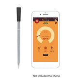 Thermomètre à viande numérique à sonde de cuisine, thermomètre sans fil Bluetooth pour cuisson au barbecue, thermomètre à sonde pour barbecue