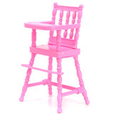 Розовый миниатюрный стул игрушки для кукольного домика мебель украшения