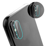 Protezione in vetro temperato trasparente fotografica lente Protezione per iPhone X