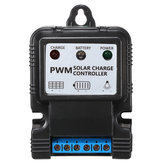 متحكم شحن PWM لتنظيم 6V/12V 5A/10A من الطاقة الشمسية بمؤشر LED ذكي ، 2PCS
