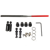 1 Set WPL Upgrade Parts Metal Drive Shaft For 1/16 6WD Crawler Off Road RC Car 